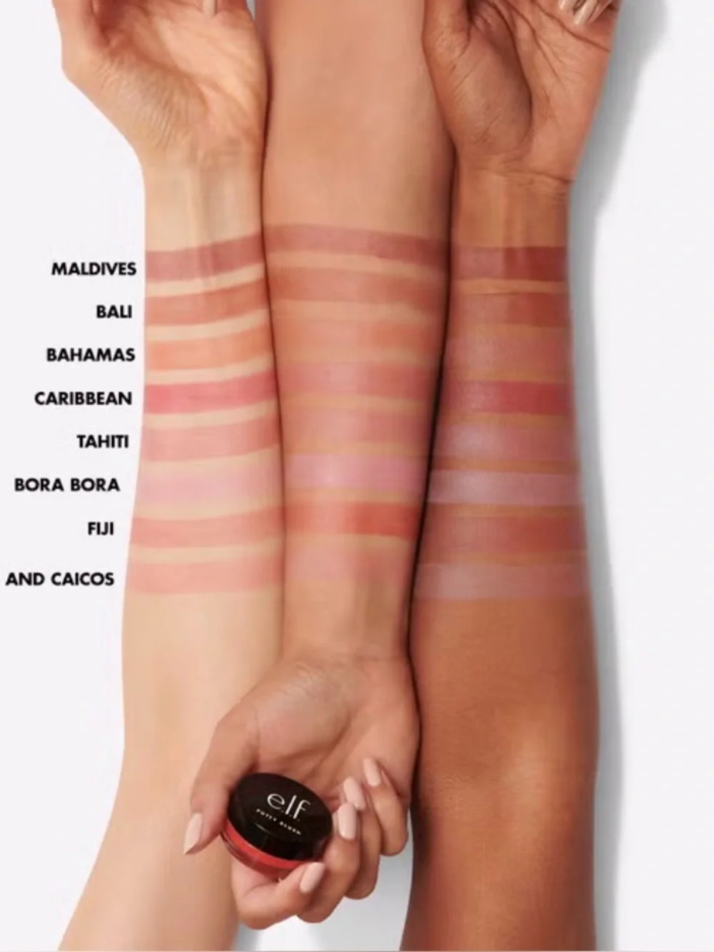 NIB- e.l.f. Luminous Putty Blush — Bora Bora